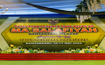PELEPASAN PESERTA DIDIK KELAS XII ANGKATAN KE-16 MA SALAFIYAH BANTARSARI TAHUN 2025
