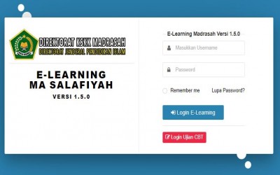 MA Salafiyah KBM Daring Menggunakan E-Learning Madrasah